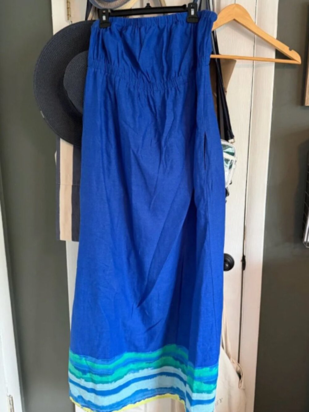 Old Navy Linen Blend Maxi Dress with pockets